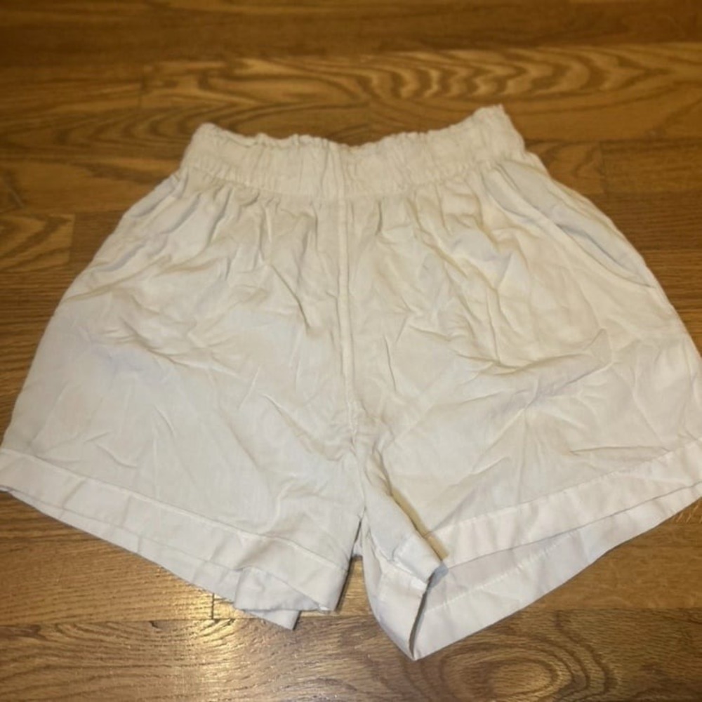 Altar'd State Cream High Waist Women's Shorts Coquette Preppy Boho Size Small